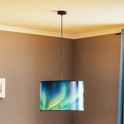 Hanglamp Print L Duolla, dimbaar, multicolor, Woon-/ Eetkamer, Kunststof, Jong wonen, hanglamp Hanglamp Print L Duolla, dimbaar, multicolor, Woon-/ Eetkamer, Kunststof, Jong wonen, hanglamp
