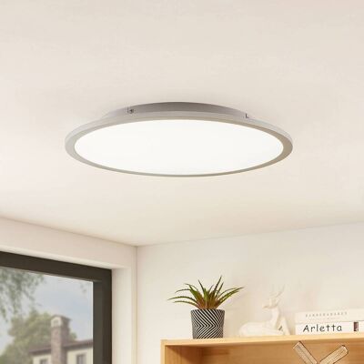 LED-plafondlamp Narima Lindby, alu / grijs / zink, Keuken, Kunststof, Modern, LED plafondlamp LED-plafondlamp Narima Lindby, alu / grijs / zink, Keuken, Kunststof, Modern, LED plafondlamp