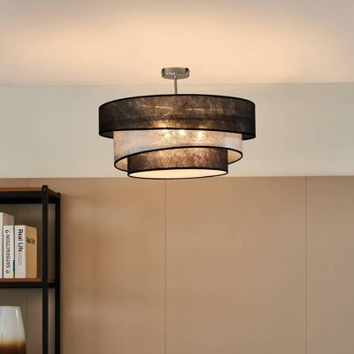 Plafondlamp Ayvira Lindby, dimbaar, zwart, Woon-/ Eetkamer, metaal, Modern, plafondlamp Plafondlamp Ayvira Lindby, dimbaar, zwart, Woon-/ Eetkamer, metaal, Modern, plafondlamp
