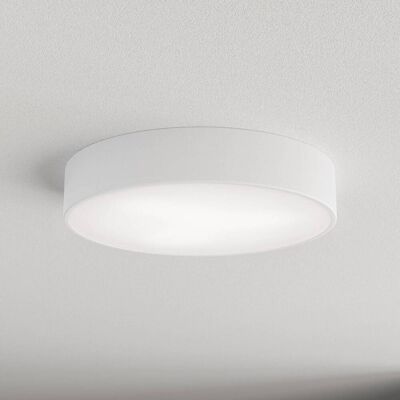 Plafondlamp Cleo 400 TEMAR LIGHTING, dimbaar, wit / opaal, Woon-/ Eetkamer, metaal, Modern, Plafondlamp badkamer Plafondlamp Cleo 400 TEMAR LIGHTING, dimbaar, wit / opaal, Woon-/ Eetkamer, metaal, Modern, Plafondlamp badkamer