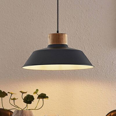 Hanglamp Nefeli Lindby, dimbaar, zwart, Woon-/ Eetkamer, metaal, Vintage, hanglamp Hanglamp Nefeli Lindby, dimbaar, zwart, Woon-/ Eetkamer, metaal, Vintage, hanglamp