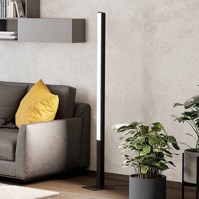EGLO connect Simolaris-Z LED vloerlamp Connect Simolaris-z, dimbaar, zwart, Woon-/ Eetkamer, metaal, Modern EGLO connect Simolaris-Z LED vloerlamp Connect Simolaris-z, dimbaar, zwart, Woon-/ Eetkamer, metaal, Modern