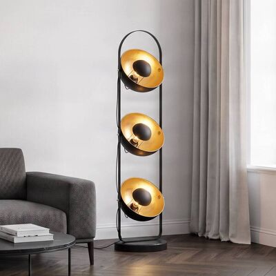 Vloerlamp Muriel Lindby, zwart, Woon-/ Eetkamer, metaal, Modern, vloerlamp Vloerlamp Muriel Lindby, zwart, Woon-/ Eetkamer, metaal, Modern, vloerlamp
