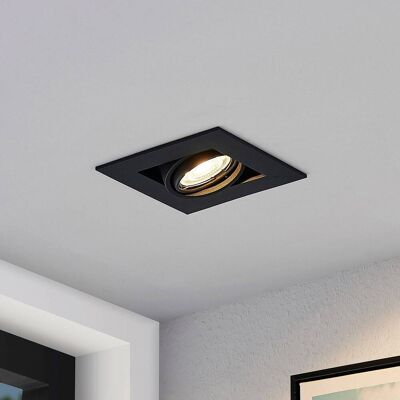 Arcchio Taneja inbouwlamp, 1-lamp, zwart Arcchio, dimbaar, zwart, Woon-/ Eetkamer, metaal, Modern, inbouwspot Arcchio Taneja inbouwlamp, 1-lamp, zwart Arcchio, dimbaar, zwart, Woon-/ Eetkamer, metaal, Modern, inbouwspot