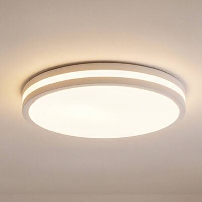 LED-plafondlamp Arnim Lindby, dimbaar, wit / opaal, Badkamer, Kunststof, Modern, LED plafondlamp LED-plafondlamp Arnim Lindby, dimbaar, wit / opaal, Badkamer, Kunststof, Modern, LED plafondlamp