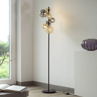 Paul Neuhaus Vloerlamp Popsicle, zwart, Woon-/ Eetkamer, metaal, Modern, vloerlamp Paul Neuhaus Vloerlamp Popsicle, zwart, Woon-/ Eetkamer, metaal, Modern, vloerlamp