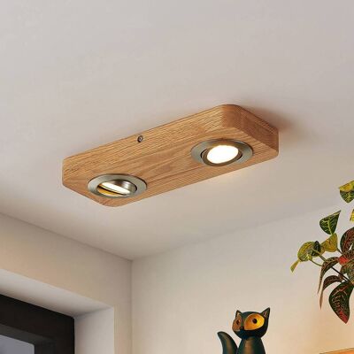 Lindby LED plafondlamp Mikari, 30 cm, hout, draaibaar Mikari, hout licht, Woon-/ Eetkamer, Hout, Modern, plafondlamp hout Lindby LED plafondlamp Mikari, 30 cm, hout, draaibaar Mikari, hout licht, Woon-/ Eetkamer, Hout, Modern, plafondlamp hout