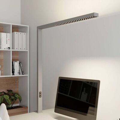 Arcchio LED klemlamp Jolinda, zilver, metaal, dimbaar Jolinda Arcchio,, alu / grijs / zink, Werkkamer / Kantoor, Aluminium, Modern Arcchio LED klemlamp Jolinda, zilver, metaal, dimbaar Jolinda Arcchio,, alu / grijs / zink, Werkkamer / Kantoor, Aluminium, Modern
