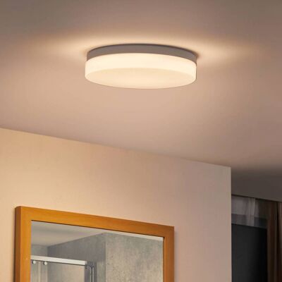 LED-plafondlamp Wynion PRIOS, dimbaar, wit / opaal, Badkamer, Kunststof, Modern, LED plafondlamp LED-plafondlamp Wynion PRIOS, dimbaar, wit / opaal, Badkamer, Kunststof, Modern, LED plafondlamp