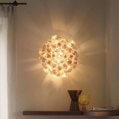 Slamp Design wandlamp Clizia Mama Non Mama, dimbaar, messing / goud, Woon-/ Eetkamer, Kunststof, Design, Wandlamp design Slamp Design wandlamp Clizia Mama Non Mama, dimbaar, messing / goud, Woon-/ Eetkamer, Kunststof, Design, Wandlamp design