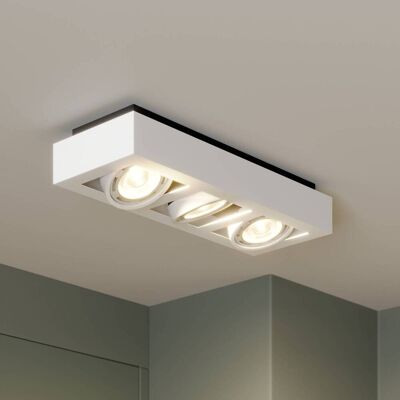 Plafondlamp Ronka Arcchio, dimbaar, wit / opaal, Woon-/ Eetkamer, Aluminium, Modern, plafondlamp Plafondlamp Ronka Arcchio, dimbaar, wit / opaal, Woon-/ Eetkamer, Aluminium, Modern, plafondlamp
