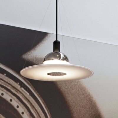 FLOS Design hanglamp Frisbi, dimbaar, wit / opaal, Woon-/ Eetkamer, Kunststof, Design, hanglamp FLOS Design hanglamp Frisbi, dimbaar, wit / opaal, Woon-/ Eetkamer, Kunststof, Design, hanglamp