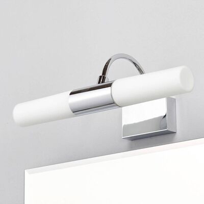 Wandlamp Devran Lindby, dimbaar, chroom / zilver, Badkamer, metaal, Modern, Wandlamp Wandlamp Devran Lindby, dimbaar, chroom / zilver, Badkamer, metaal, Modern, Wandlamp