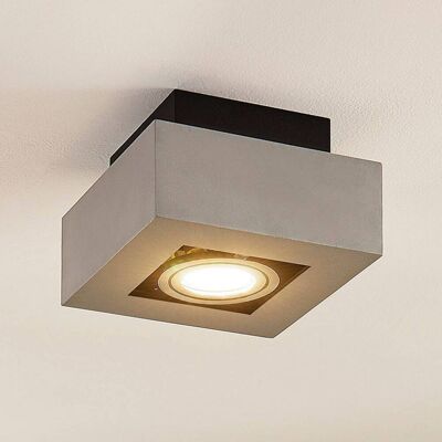Arcchio spot Vince, 14 x cm, zilver, metaal, GU10 VINCE Arcchio, dimbaar, alu / grijs / zink, Hal, Aluminium, Modern, buitenspot Arcchio spot Vince, 14 x cm, zilver, metaal, GU10 VINCE Arcchio, dimbaar, alu / grijs / zink, Hal, Aluminium, Modern, buitenspot