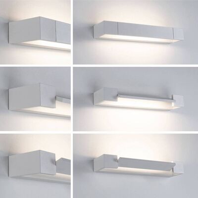Paulmann LED-wandlamp Lucille, dimbaar, wit / opaal, Badkamer, Aluminium, Modern, LED wandlamp Paulmann LED-wandlamp Lucille, dimbaar, wit / opaal, Badkamer, Aluminium, Modern, LED wandlamp