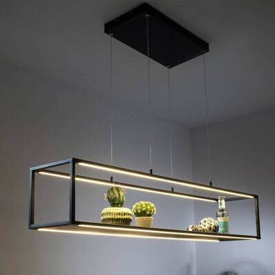 Paul Neuhaus Hanglamp Conni, dimbaar, zwart, Woon-/ Eetkamer, metaal, Modern Paul Neuhaus Hanglamp Conni, dimbaar, zwart, Woon-/ Eetkamer, metaal, Modern