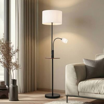 Vloerlamp Aovan Lindby, zwart, Woon-/ Eetkamer, metaal, Modern, vloerlamp Vloerlamp Aovan Lindby, zwart, Woon-/ Eetkamer, metaal, Modern, vloerlamp