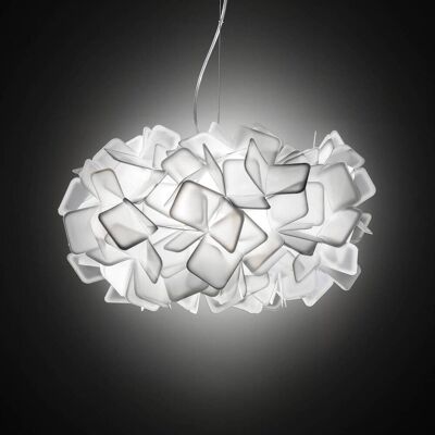 Slamp Design hanglamp CLIZIA, dimbaar, wit / opaal, Woon-/ Eetkamer, Kunststof, Design, hanglamp Slamp Design hanglamp CLIZIA, dimbaar, wit / opaal, Woon-/ Eetkamer, Kunststof, Design, hanglamp