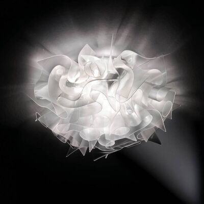 Slamp Design plafondlamp VELI, dimbaar, helder / transparant, Woon-/ Eetkamer, Kunststof, Design, plafondlamp design Slamp Design plafondlamp VELI, dimbaar, helder / transparant, Woon-/ Eetkamer, Kunststof, Design, plafondlamp design