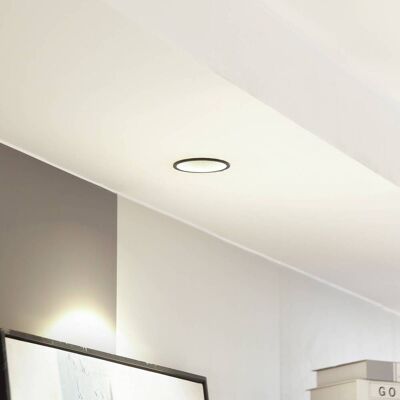 Arcchio LED downlight Niria, zwart, 3.000K Niria Arcchio, dimbaar, zwart, Woon-/ Eetkamer, Aluminium, Modern, inbouwspot Arcchio LED downlight Niria, zwart, 3.000K Niria Arcchio, dimbaar, zwart, Woon-/ Eetkamer, Aluminium, Modern, inbouwspot