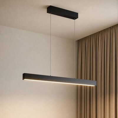 Slimme hanglamp Mylosh Lucande, dimbaar, zwart, Woon-/ Eetkamer, Aluminium, Modern, Slimme hanglamp Slimme hanglamp Mylosh Lucande, dimbaar, zwart, Woon-/ Eetkamer, Aluminium, Modern, Slimme hanglamp