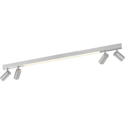 Pure LED-plafondlamp Lines Spot, dimbaar, alu / grijs / zink, Woon-/ Eetkamer, metaal, Modern, LED plafondlamp Pure LED-plafondlamp Lines Spot, dimbaar, alu / grijs / zink, Woon-/ Eetkamer, metaal, Modern, LED plafondlamp