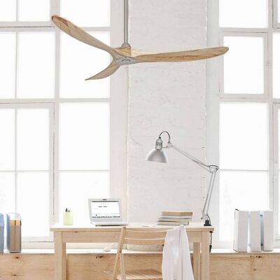 CasaFan Plafondventilator ECO GENUINO, chroom/licht hout Ø 152 cm, stil Genuino, hout licht, Woon-/ Eetkamer, Hout, Modern CasaFan Plafondventilator ECO GENUINO, chroom/licht hout Ø 152 cm, stil Genuino, hout licht, Woon-/ Eetkamer, Hout, Modern
