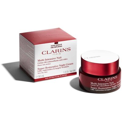 CLARINS SUPER RESTORATIVE NIGHT CREAM DRY SKIN CLARINS SUPER RESTORATIVE NIGHT CREAM DRY SKIN