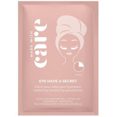 MADE WITH CARE EYE HAVE A SECRET - Antivermoeidheids- en hydraterende oogpatches MADE WITH CARE EYE HAVE A SECRET - Antivermoeidheids- en hydraterende oogpatches