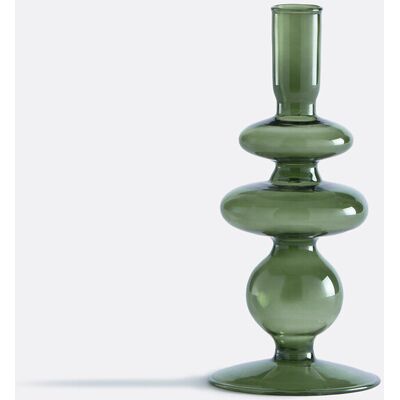 LA REDOUTE INTERIEURS Kandelaar in glas H20 cm, Chilava LA REDOUTE INTERIEURS Kandelaar in glas H20 cm, Chilava