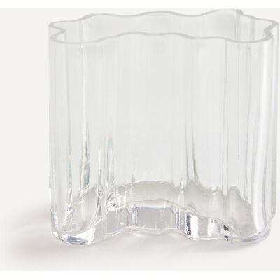 AM.PM Geblazen glazen vaas, hoogte 18 cm, ISSEY AM.PM Geblazen glazen vaas, hoogte 18 cm, ISSEY