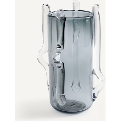 AM.PM Handgeblazen glazen vaas, hoogte 36 cm, MALTINTO AM.PM Handgeblazen glazen vaas, hoogte 36 cm, MALTINTO