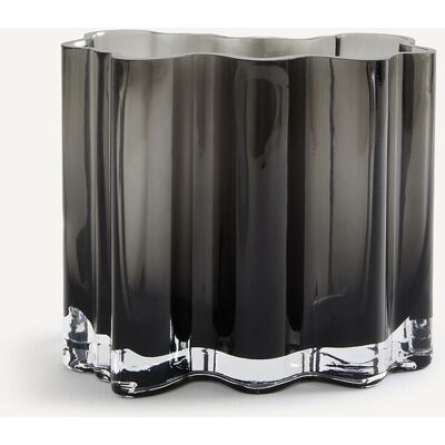 AM.PM Geblazen glazen vaas, hoogte 18 cm, ISSEY AM.PM Geblazen glazen vaas, hoogte 18 cm, ISSEY