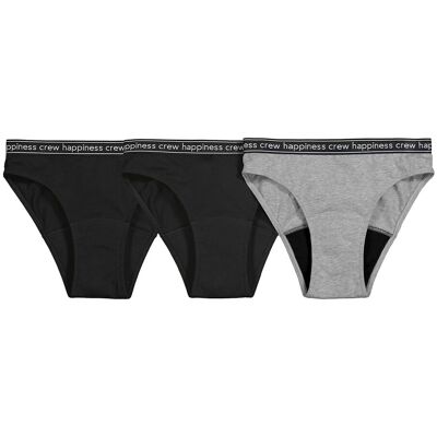 LA REDOUTE COLLECTIONS Set van 3 menstruatie slips, medium flow LA REDOUTE COLLECTIONS Set van 3 menstruatie slips, medium flow