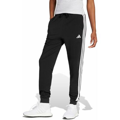 ADIDAS SPORTSWEAR Strakke broek in molton Essentials 3 stripes ADIDAS SPORTSWEAR Strakke broek in molton Essentials 3 stripes
