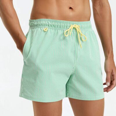LA REDOUTE COLLECTIONS Zwemshort met print Seersucker LA REDOUTE COLLECTIONS Zwemshort met print Seersucker