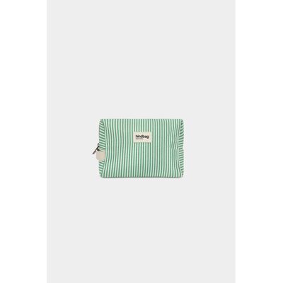 HINDBAG Gestreepte toilettas, LEON HINDBAG Gestreepte toilettas, LEON