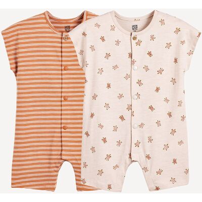 LA REDOUTE COLLECTIONS Set van 2 bedrukte combishorts in jersey LA REDOUTE COLLECTIONS Set van 2 bedrukte combishorts in jersey