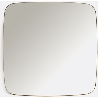 LA REDOUTE INTERIEURS Vierkante spiegel, metaal, breedte 90 x hoogte 90 cm, IODUS LA REDOUTE INTERIEURS Vierkante spiegel, metaal, breedte 90 x hoogte 90 cm, IODUS