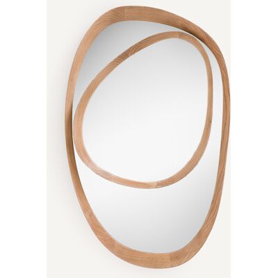 AM.PM Asymmetrische spiegel, eiken frame H100 cm, Belize AM.PM Asymmetrische spiegel, eiken frame H100 cm, Belize