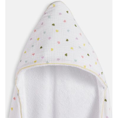 LA REDOUTE INTERIEURS Badcape van tetra en bouclete badstof 380g, SCACCO LA REDOUTE INTERIEURS Badcape van tetra en bouclete badstof 380g, SCACCO