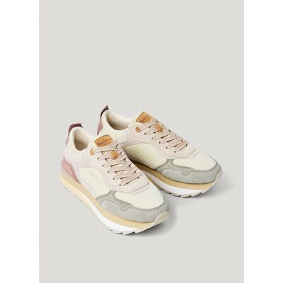 PEPE JEANS FREYA WAVE sneakers van materiaalmix PEPE JEANS FREYA WAVE sneakers van materiaalmix