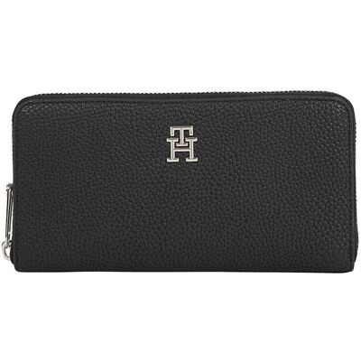 TOMMY HILFIGER Portefeuille met rits TH EMBLEM LARGE TOMMY HILFIGER Portefeuille met rits TH EMBLEM LARGE