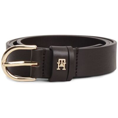 TOMMY HILFIGER Leren riem met goudkleurige gesp, 2,5 cm, Effortless TOMMY HILFIGER Leren riem met goudkleurige gesp, 2,5 cm, Effortless