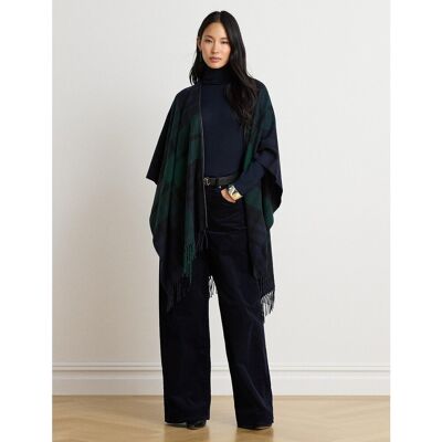 LAUREN RALPH LAUREN Poncho met franjes, geruit LAUREN RALPH LAUREN Poncho met franjes, geruit