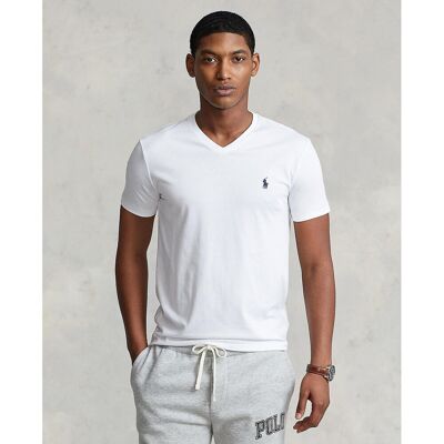 POLO RALPH LAUREN T-shirt met V-hals in jerseykatoen POLO RALPH LAUREN T-shirt met V-hals in jerseykatoen