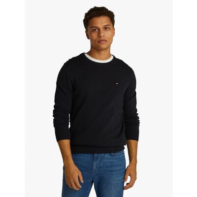 TOMMY HILFIGER Trui met ronde hals in katoen TOMMY HILFIGER Trui met ronde hals in katoen