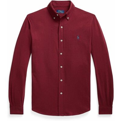 POLO RALPH LAUREN Ultralicht katoenen piqué overhemd POLO RALPH LAUREN Ultralicht katoenen piqué overhemd