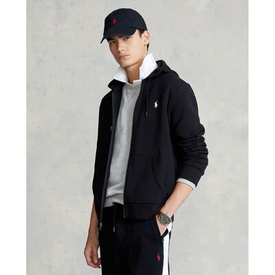 POLO RALPH LAUREN Vest met rits van katoen met geborduurd logo POLO RALPH LAUREN Vest met rits van katoen met geborduurd logo