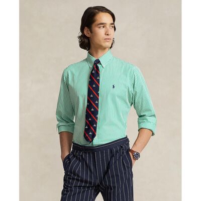 POLO RALPH LAUREN Slim Fit gestreept overhemd in stretch popeline POLO RALPH LAUREN Slim Fit gestreept overhemd in stretch popeline